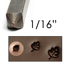 Metal Stamping Tools Oak Leaf Design Stamp 1/16" (1.6mm)